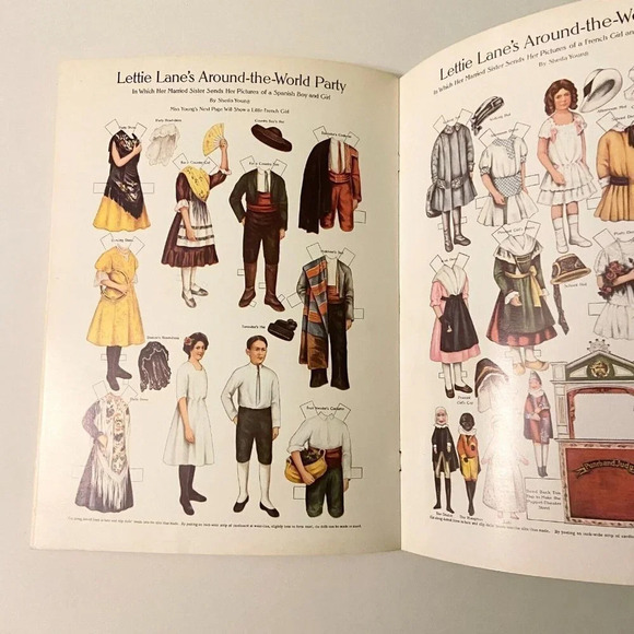 Vintage 1981 More Lettie Lane Paper Dolls  27 Paper Dolls Sheila Young Uncut - Picture 11 of 14